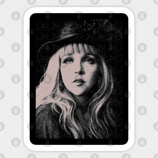 Stevie Nicks Retro Sticker by Moulezitouna